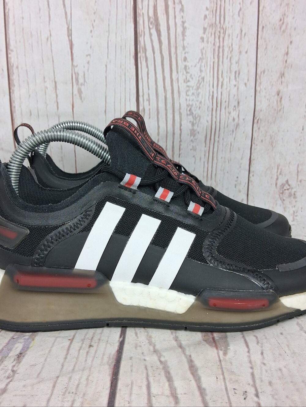 Adidas Originals NMD V3 J Running Shoes Women's Size 6.5 Men's Size 5 Black Red